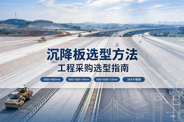 天长沉降板选择方法