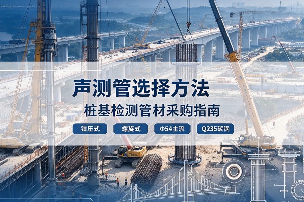 天长声测管选型标准