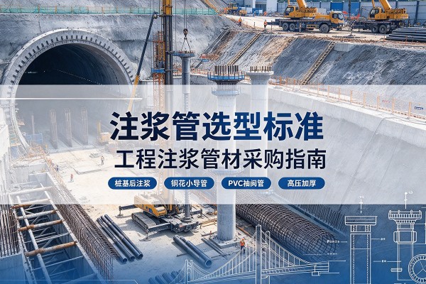 天长注浆管选型标准