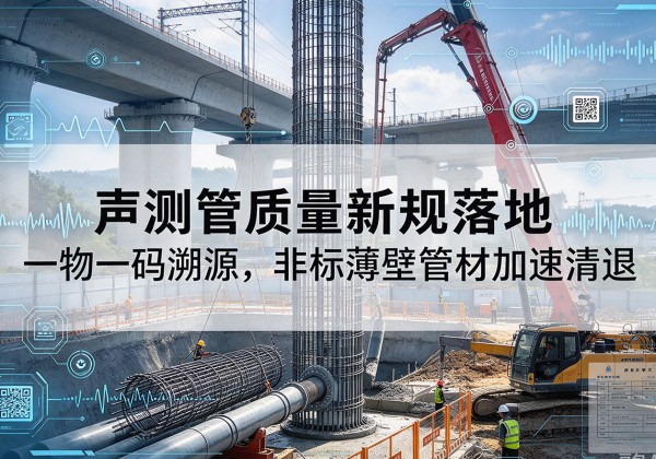 天长声测管质量新规落地，一物一码溯源，非标薄壁管材加速清退