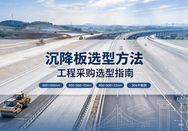 天长沉降板选择方法